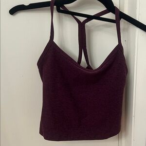 Purple Strappy Sports Bra by Beyond Yoga